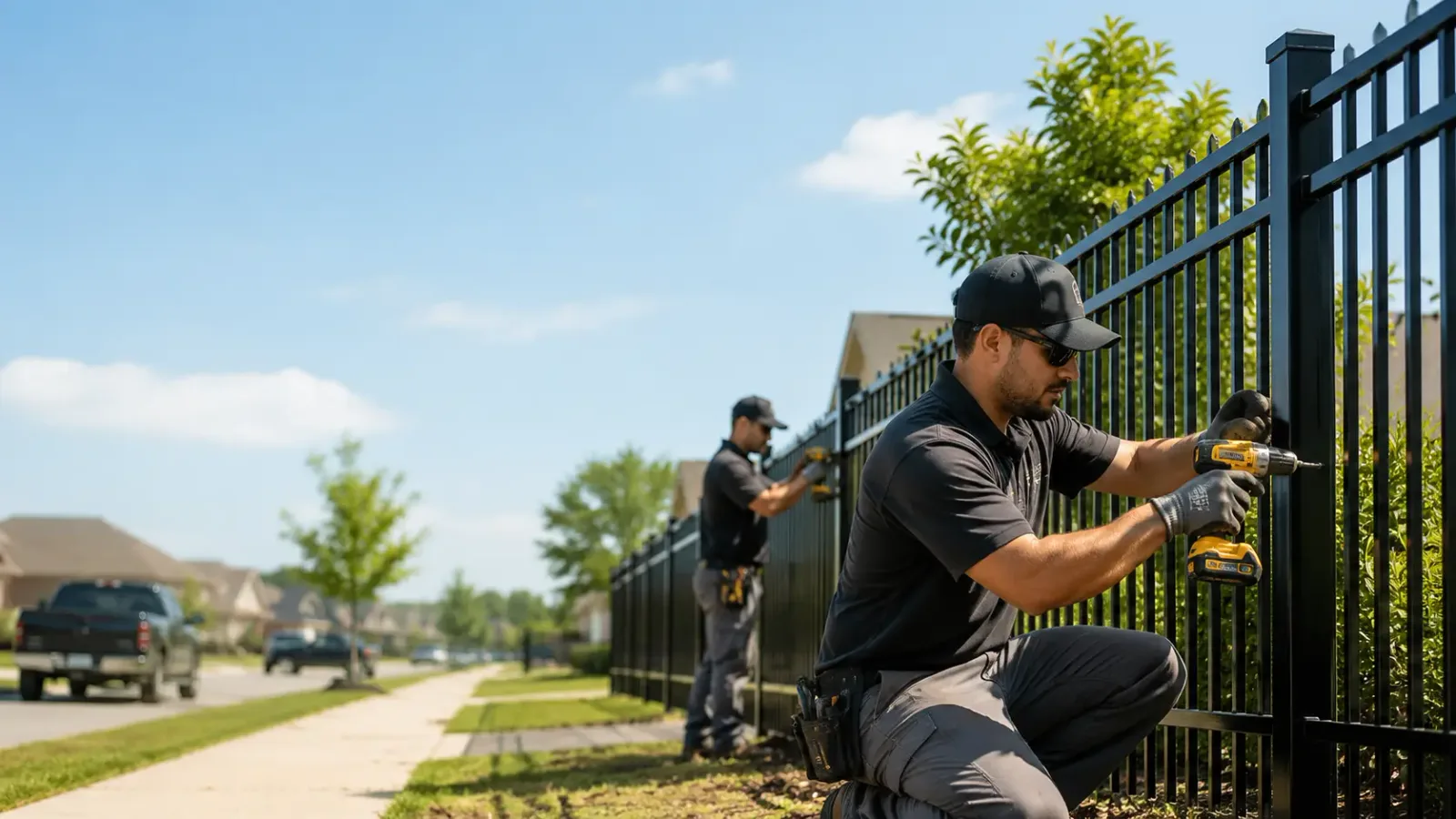Metal Fence Installation in San Marcos, TX